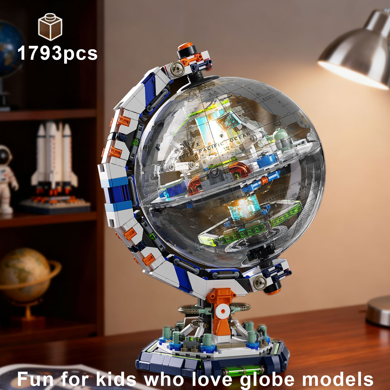 Office Tech And Space - KAVOWORLD 1793PCS Juego de Bloques de