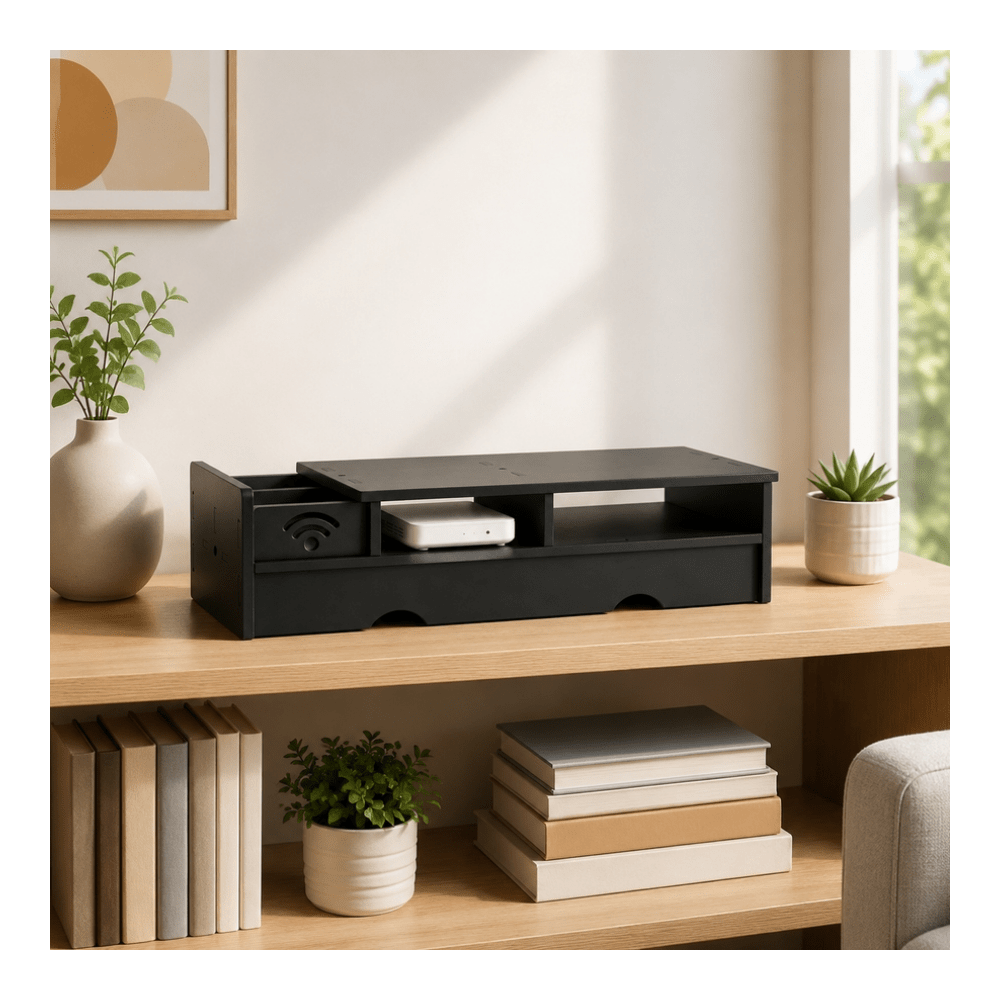 Office Tech And Space - Caja de Almacenamiento para Router WiFi