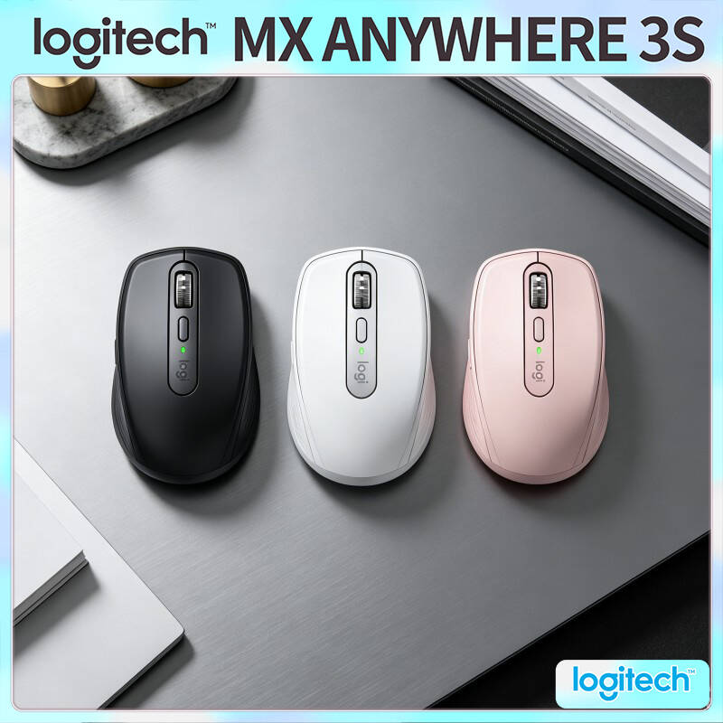 Office Tech And Space - Ratón Inalámbrico MX Anywhere 3S -