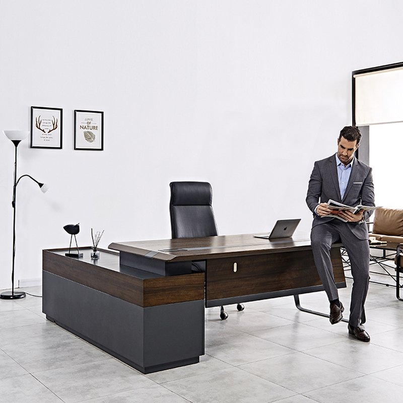 Escritorio de oficina de mader - Office Tech Design reseña y precio