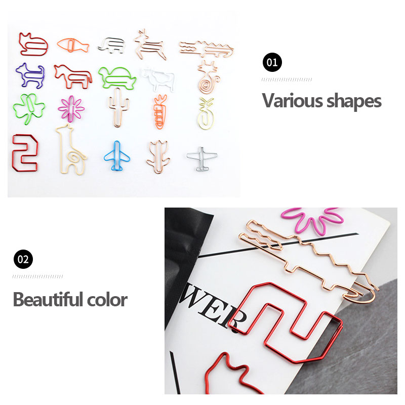30 Uds. Clips de papel Kawaii, - Office Desk Tech Accessories reseña y precio